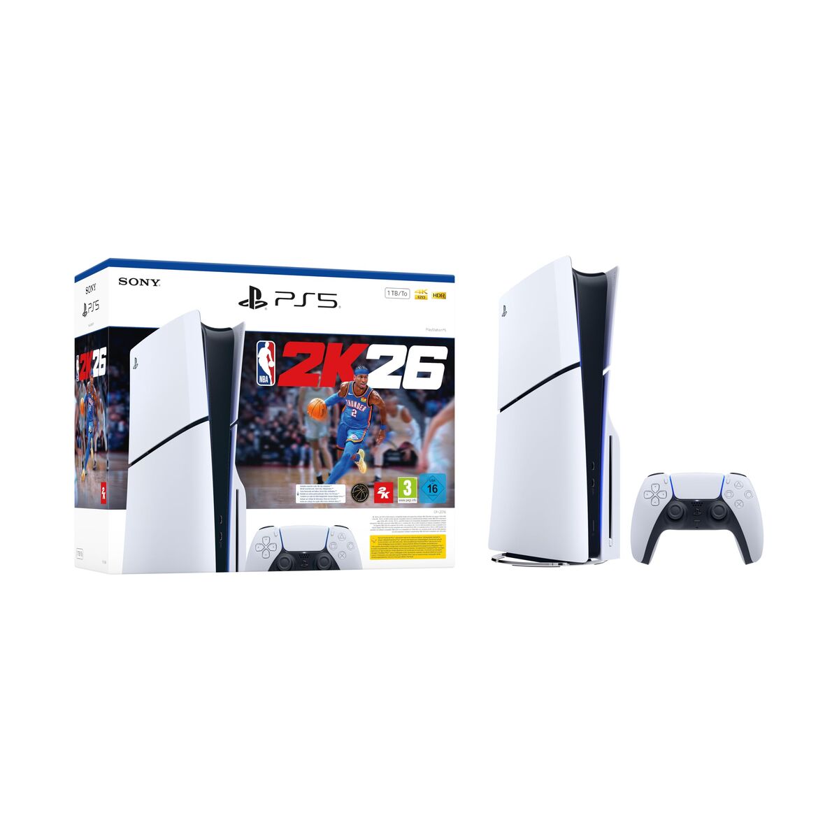 Picture of PlayStation 5 Sony + NBA 2K26 1 TB SSD 16 GB RAM