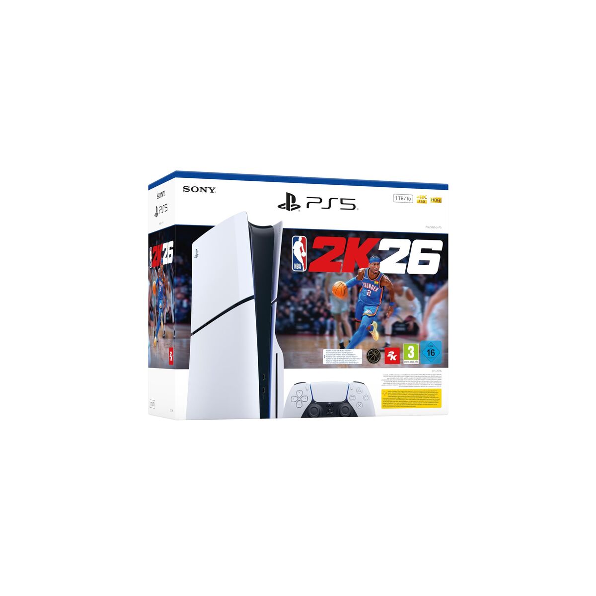 Picture of PlayStation 5 Sony + NBA 2K26 1 TB SSD 16 GB RAM