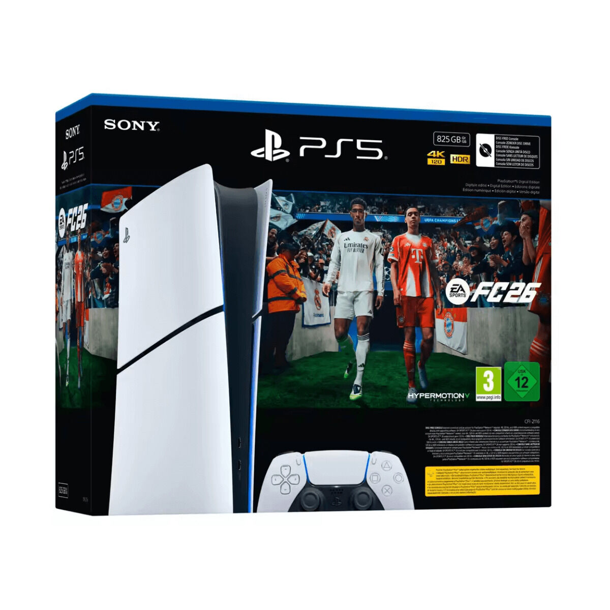 Obrazek PlayStation 5 Sony Slim 825 GB 16 GB