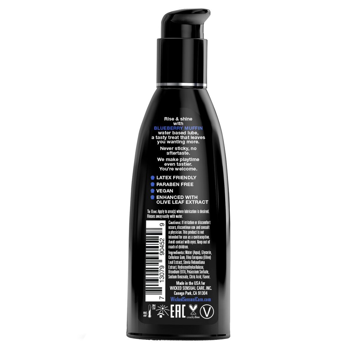 Lubrikační gel Lubricant Wicked Sensual Care Borůvka 60 ml