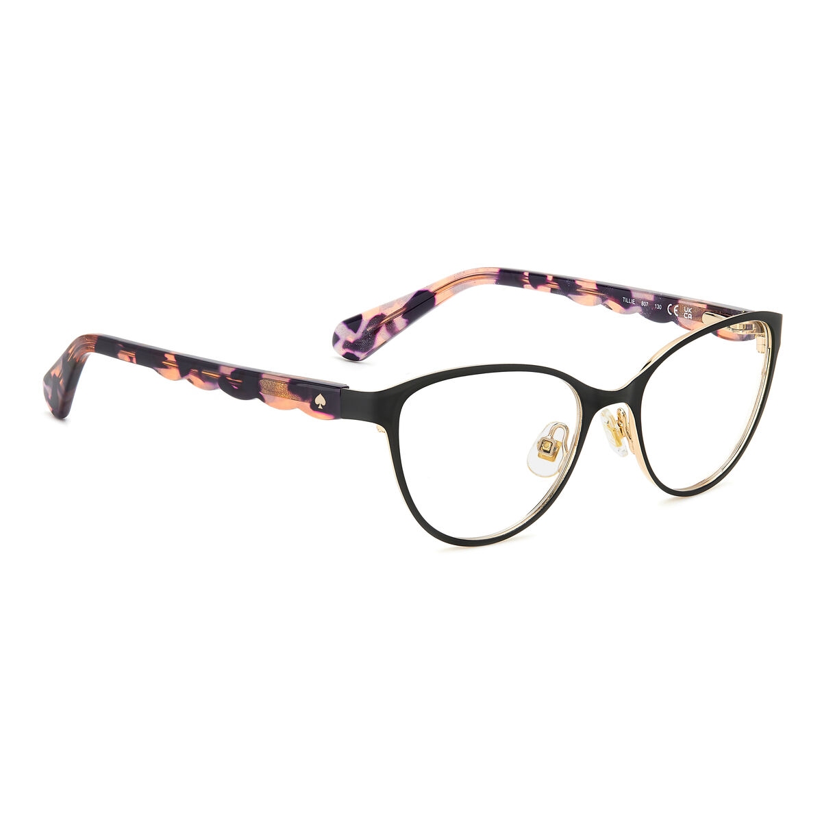 Spectacle frame Kate Spade TILLIE-807E616 Black à 46 mm