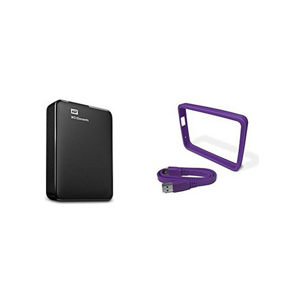 Image de External Hard Drive Western Digital WD Elements Portable Black 4TB