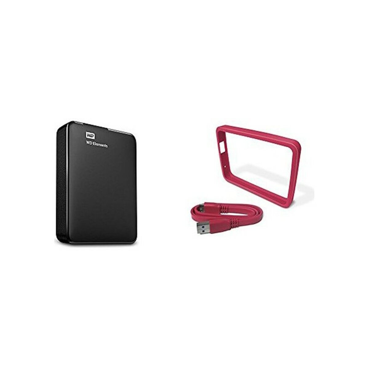 Image de External Hard Drive Western Digital WD Elements Portable Black 4TB