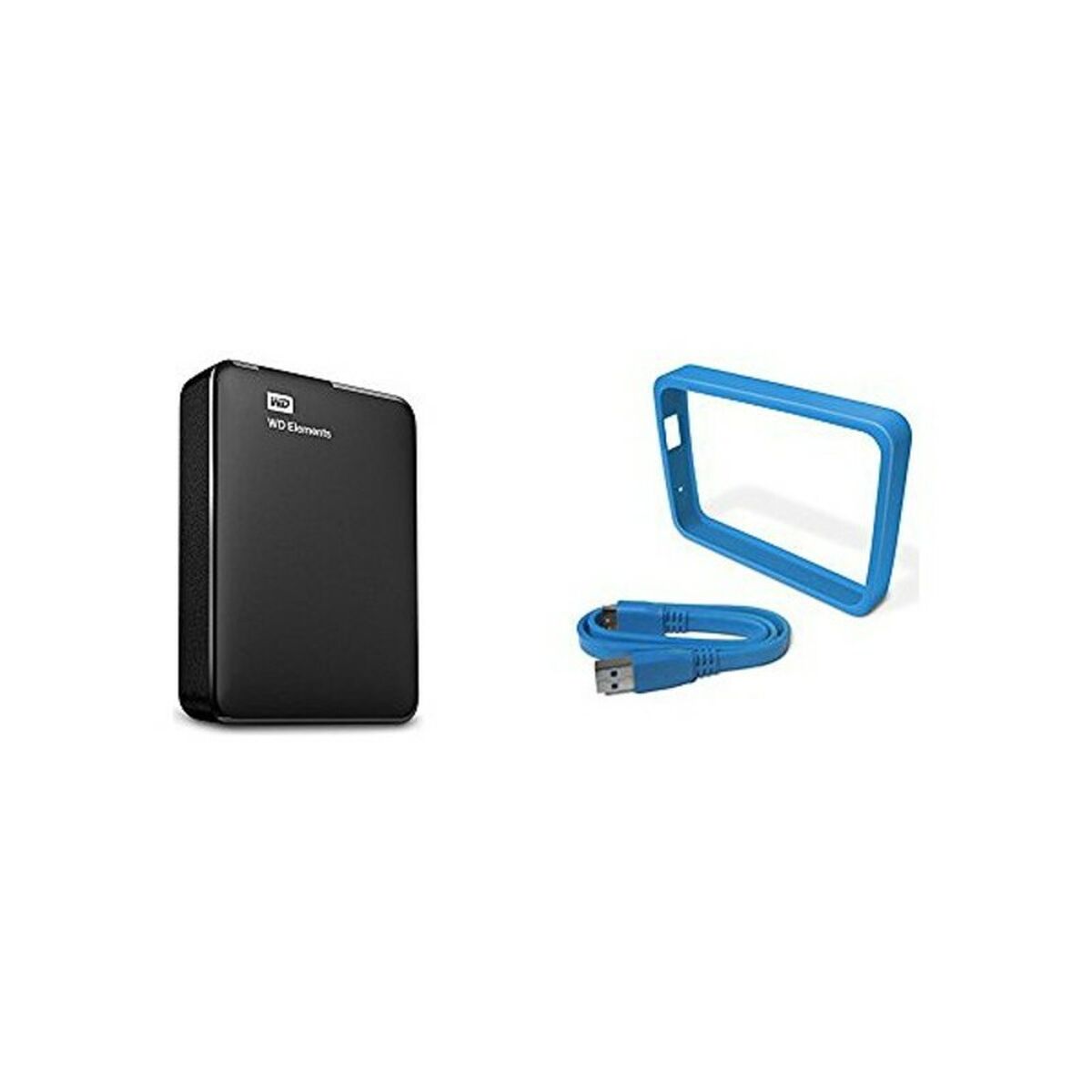 Image de External Hard Drive Western Digital WD Elements Portable Black 4TB