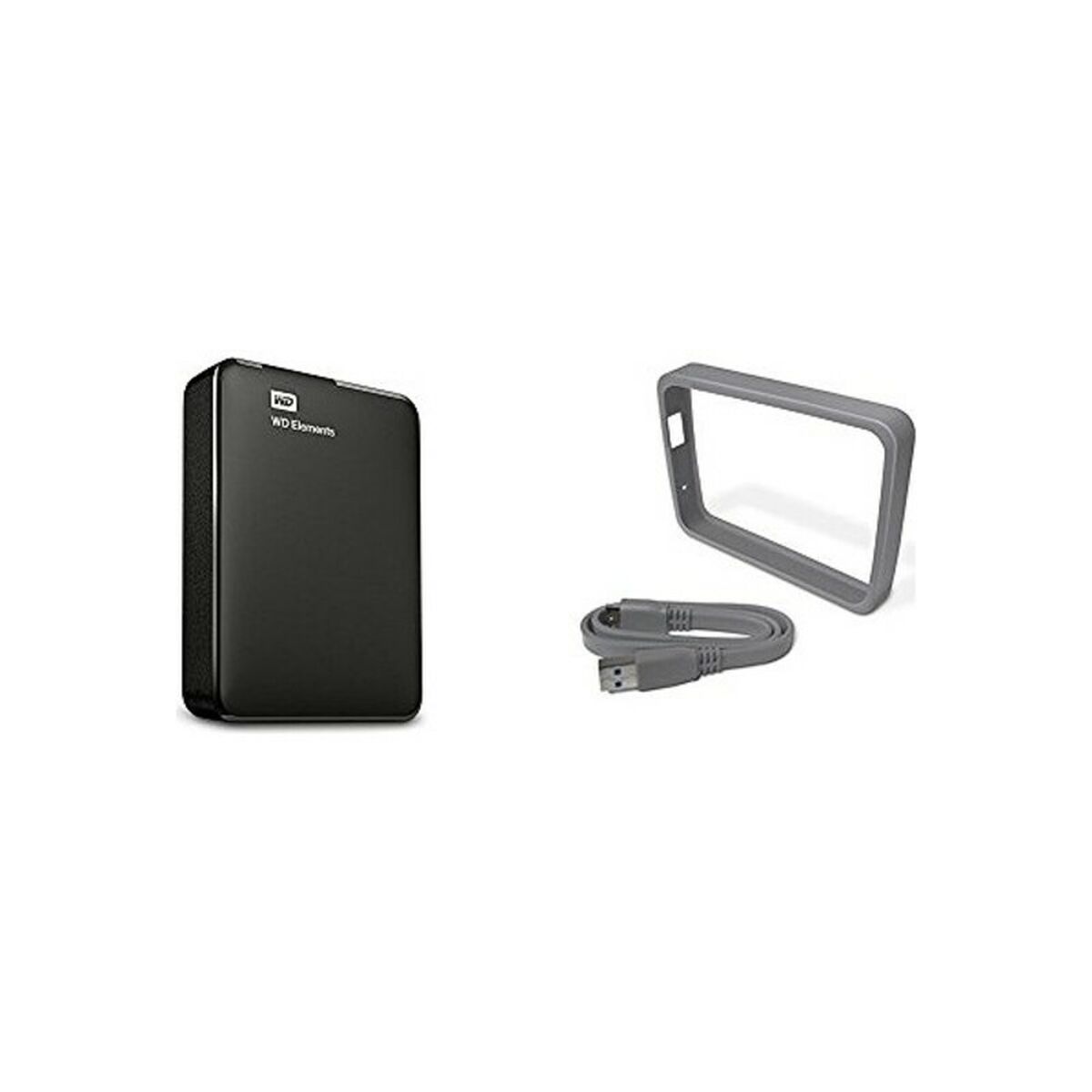 Image de External Hard Drive Western Digital WD Elements Portable Black 4TB