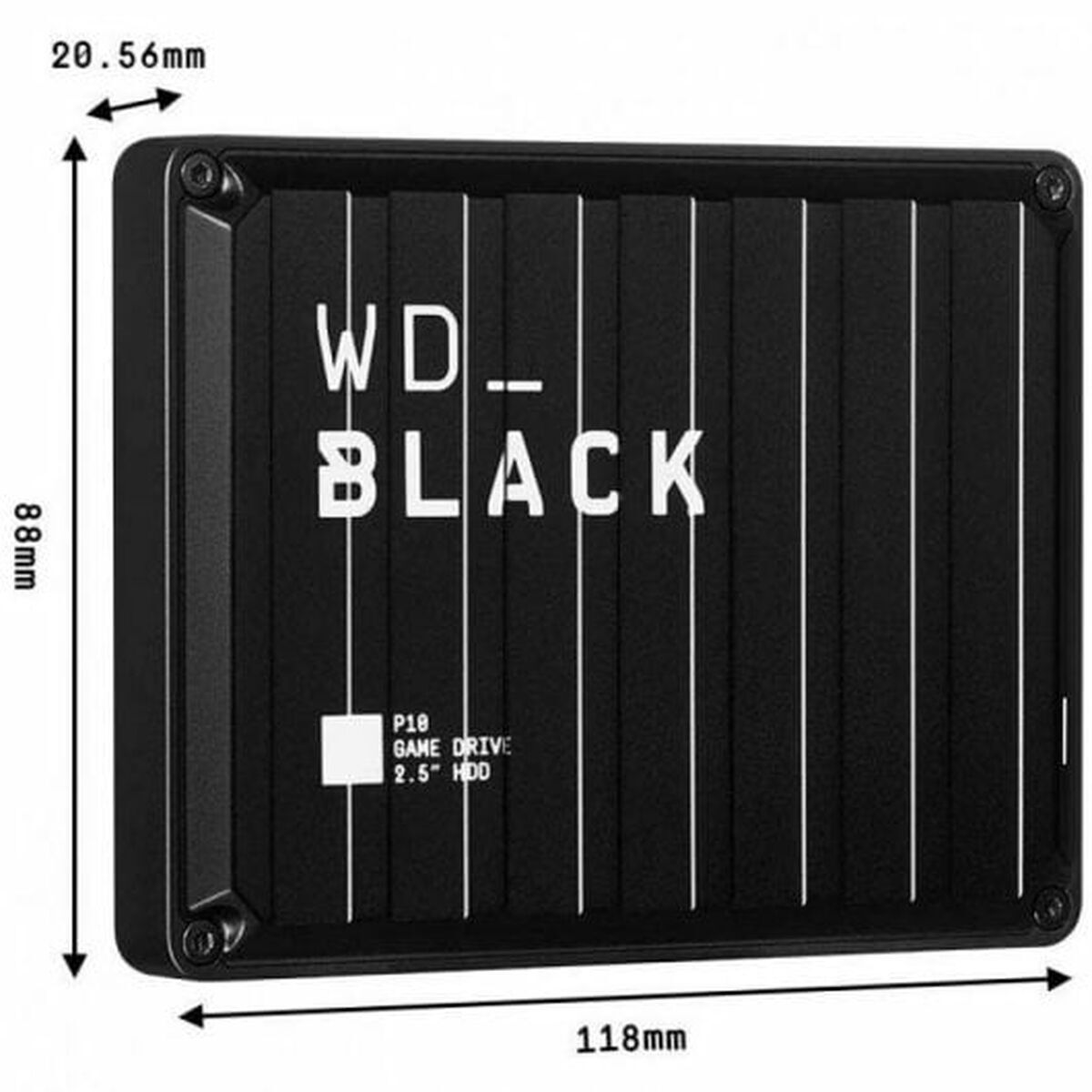 Picture of External Hard Drive Western Digital WDBA3A0050BBK-WESN 5 TB Black 2,5"