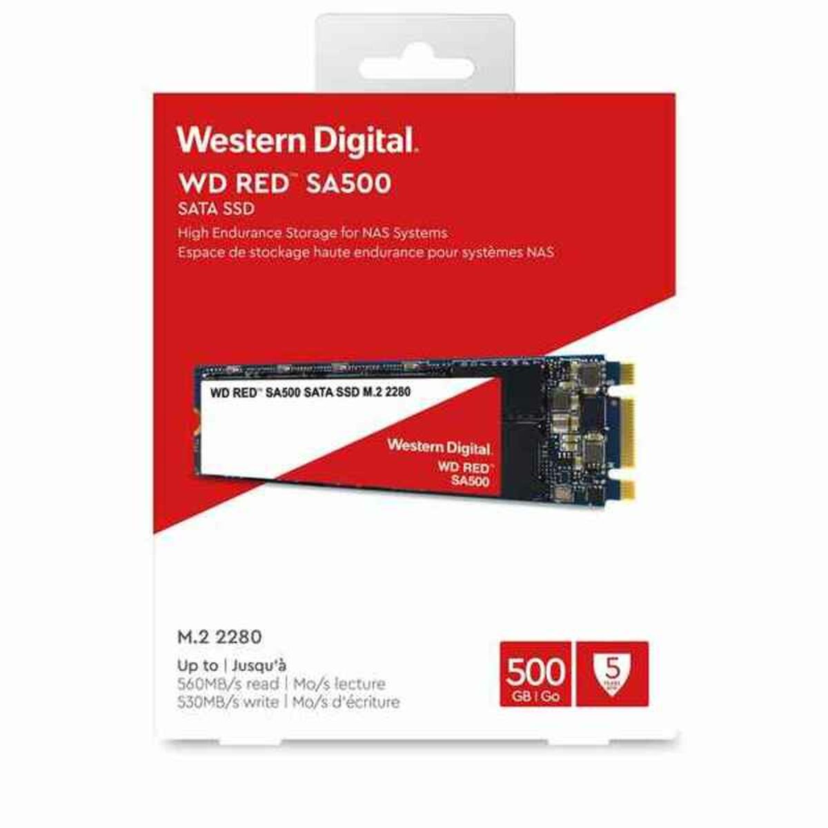 Picture of Hard Drive Western Digital Red SA500 500 GB SSD 500 GB SSD
