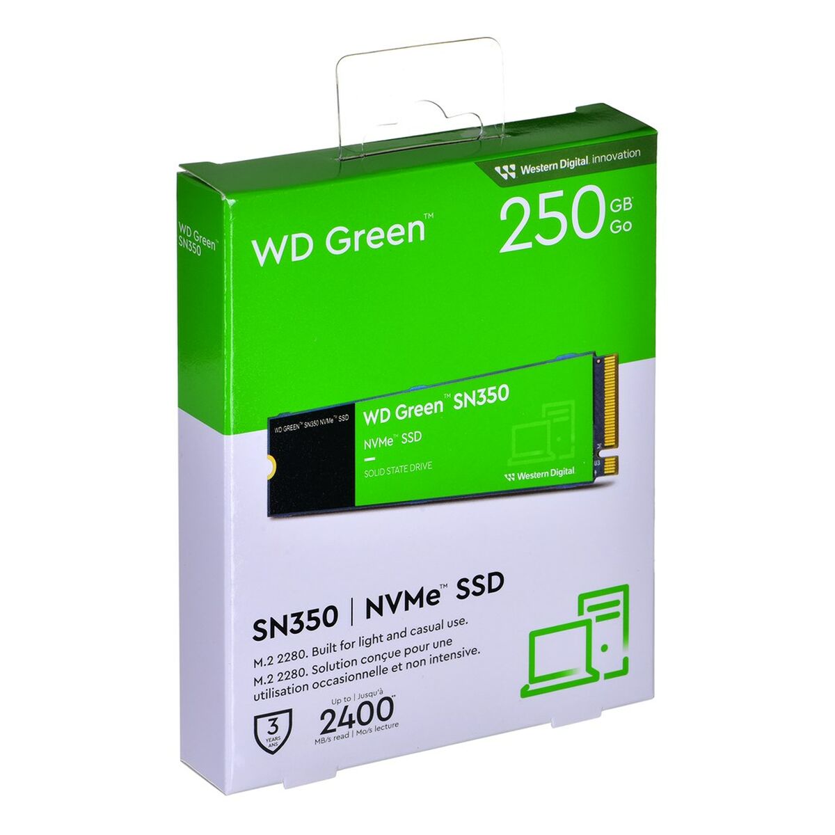 Afbeeldingen van Hard Drive Western Digital Green SN350 250 GB SSD