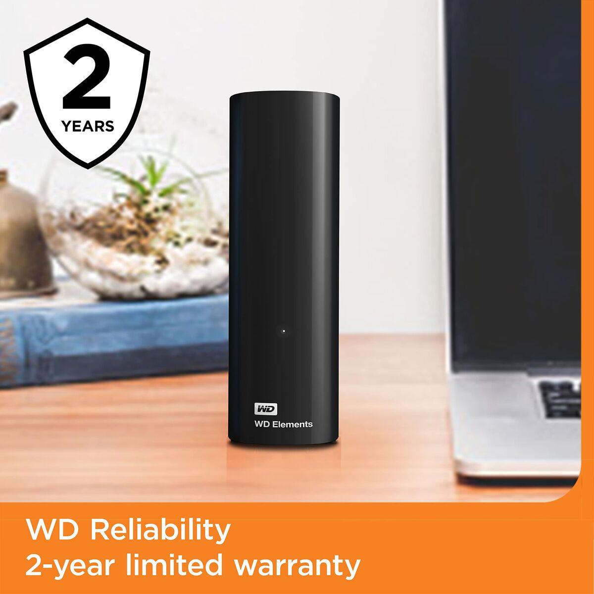 Picture of External Hard Drive Western Digital Desktop hard drive Black