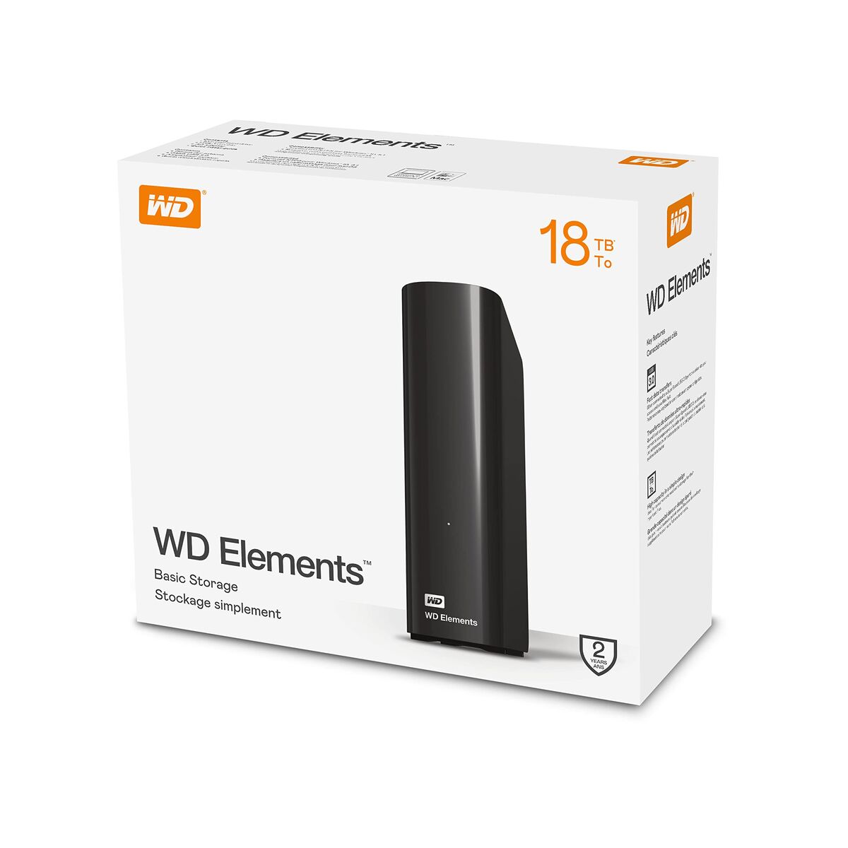Picture of External Hard Drive Western Digital Desktop hard drive Black