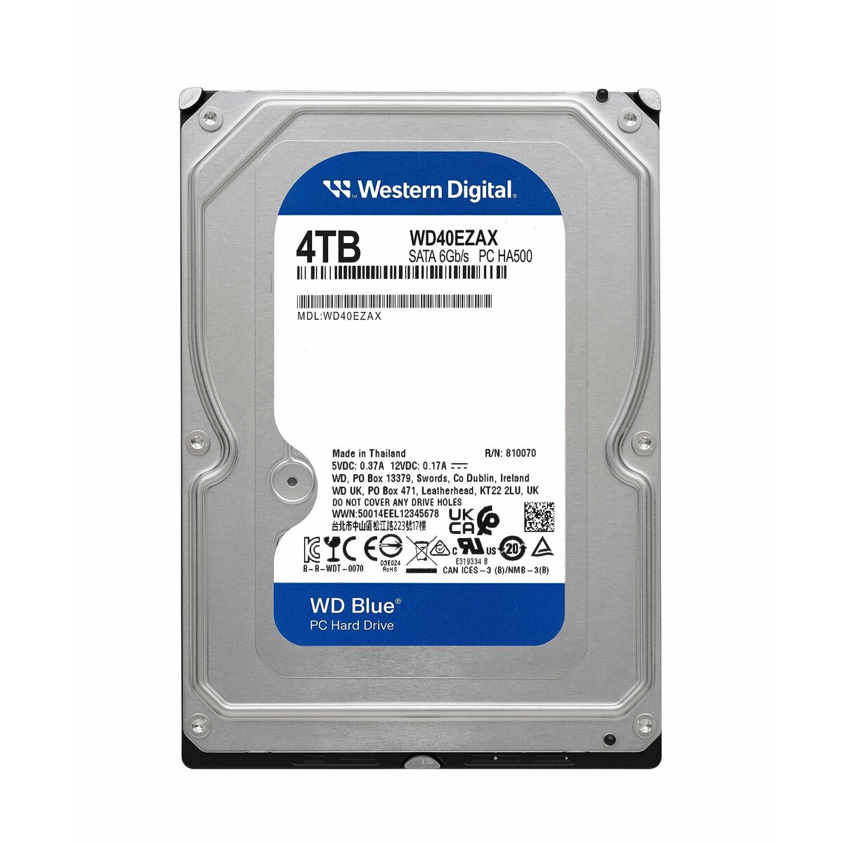 Afbeeldingen van Hard Drive Western Digital WD40EZAX 3,5" 4 TB HDD