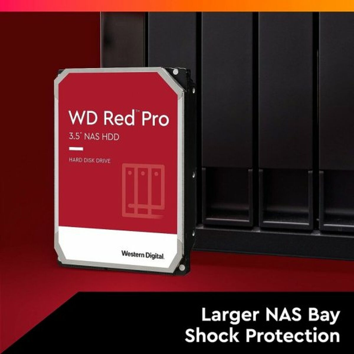 Picture of Hard Drive Western Digital Red Pro WD142KFGX 3,5" 14 TB