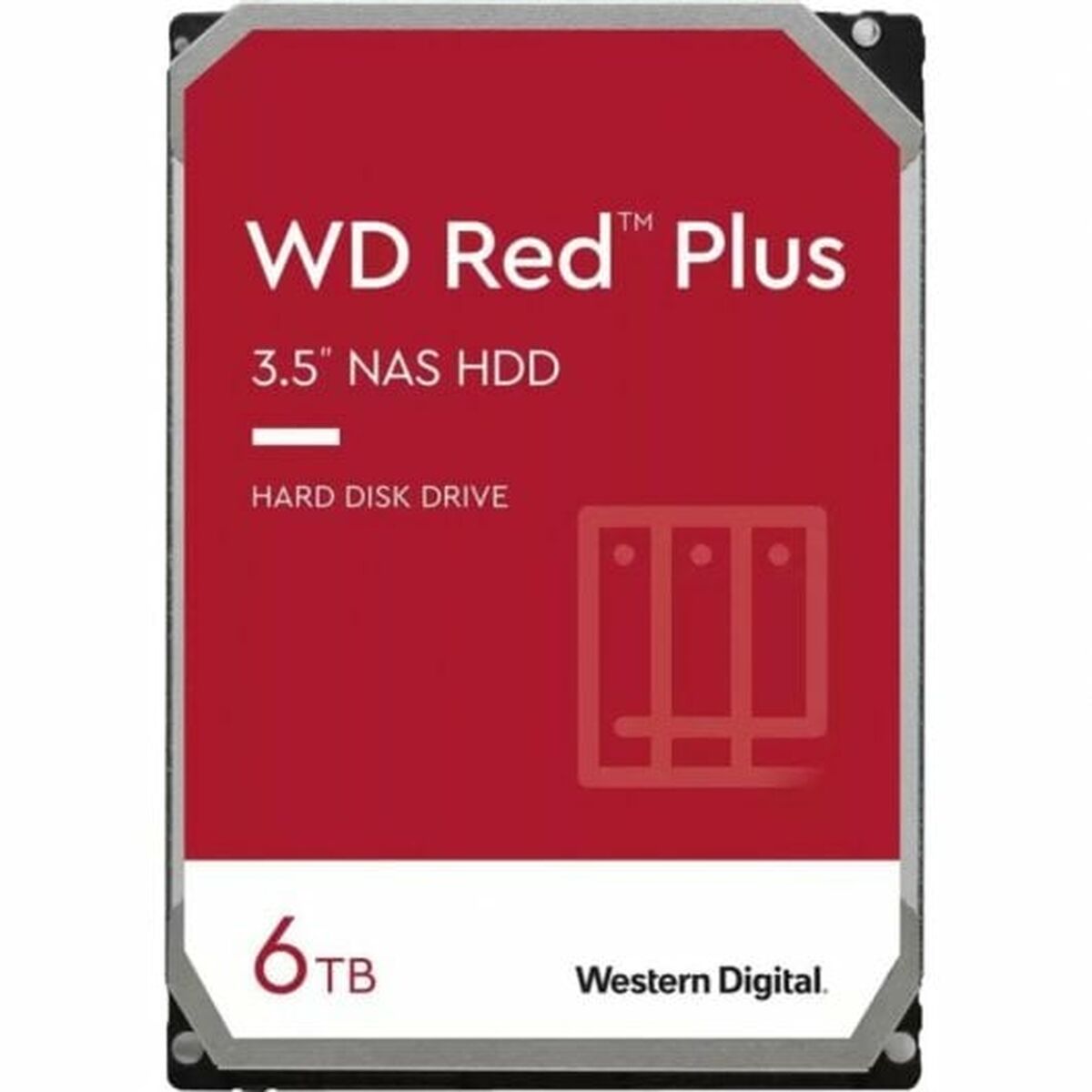 Afbeeldingen van Hard Drive Western Digital Red Plus WD60EFPX 3,5" 6 TB