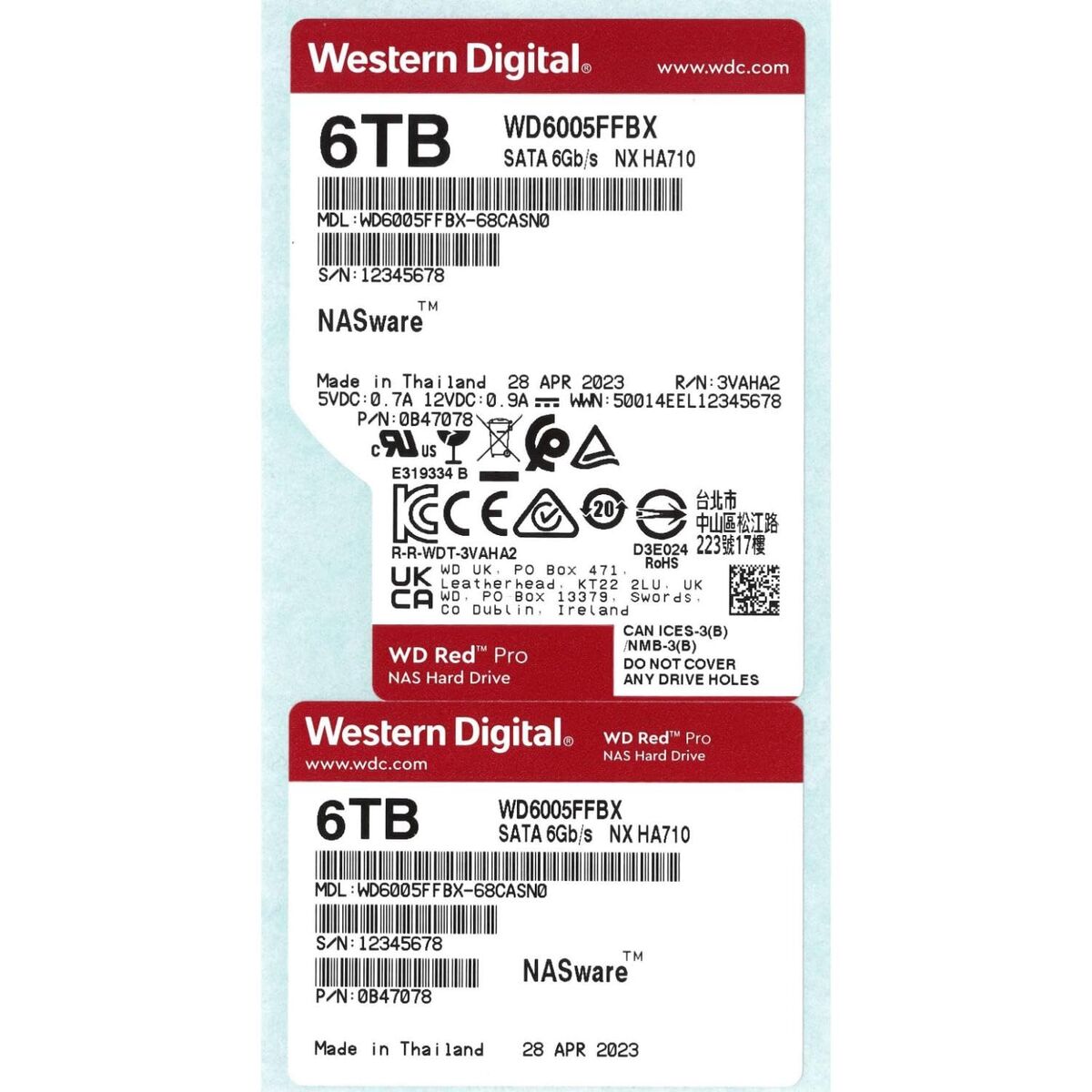 Picture of Hard Drive Western Digital WD6005FFBX 3,5" 6 TB