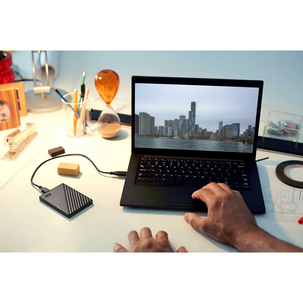 Picture of External Hard Drive Western Digital WDBR9S0060BBK-WESN