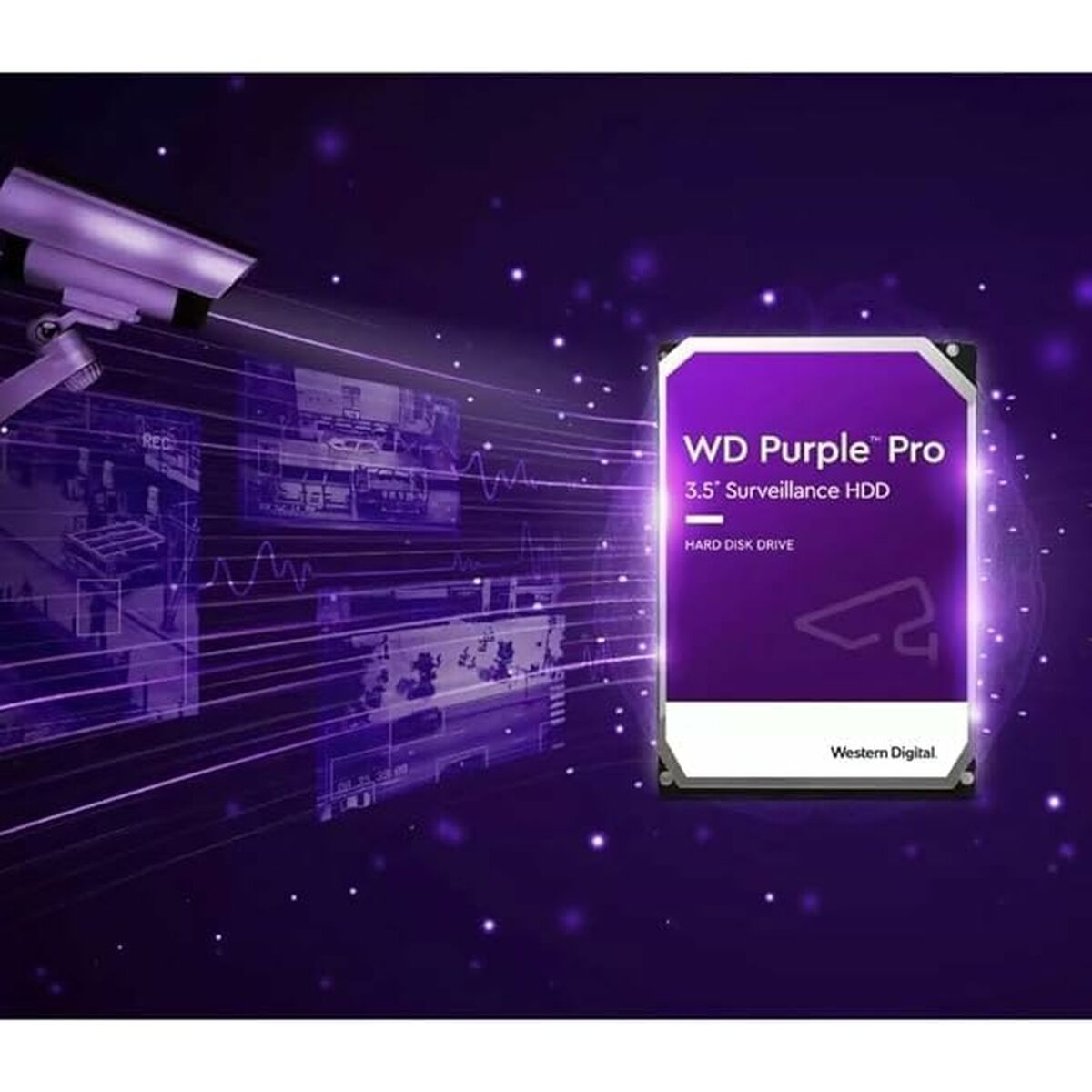 Afbeeldingen van Hard Drive Western Digital WD260PURP 3,5" 24 TB