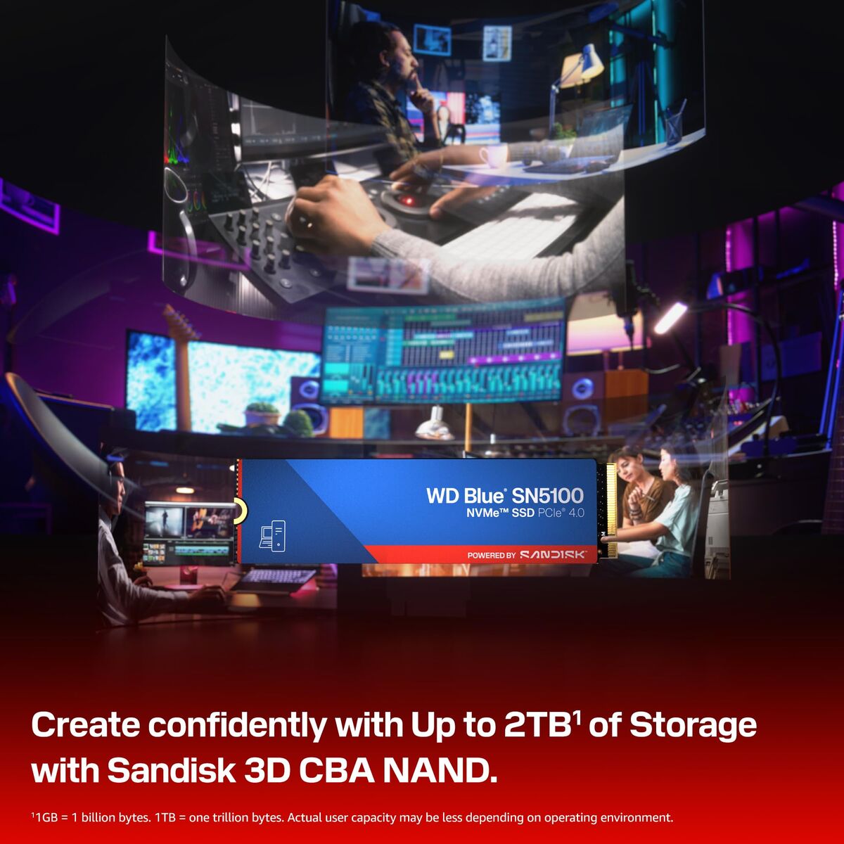 Bild von Festplatte Western Digital WDS400T5B0E-00CPE0 4 TB SSD