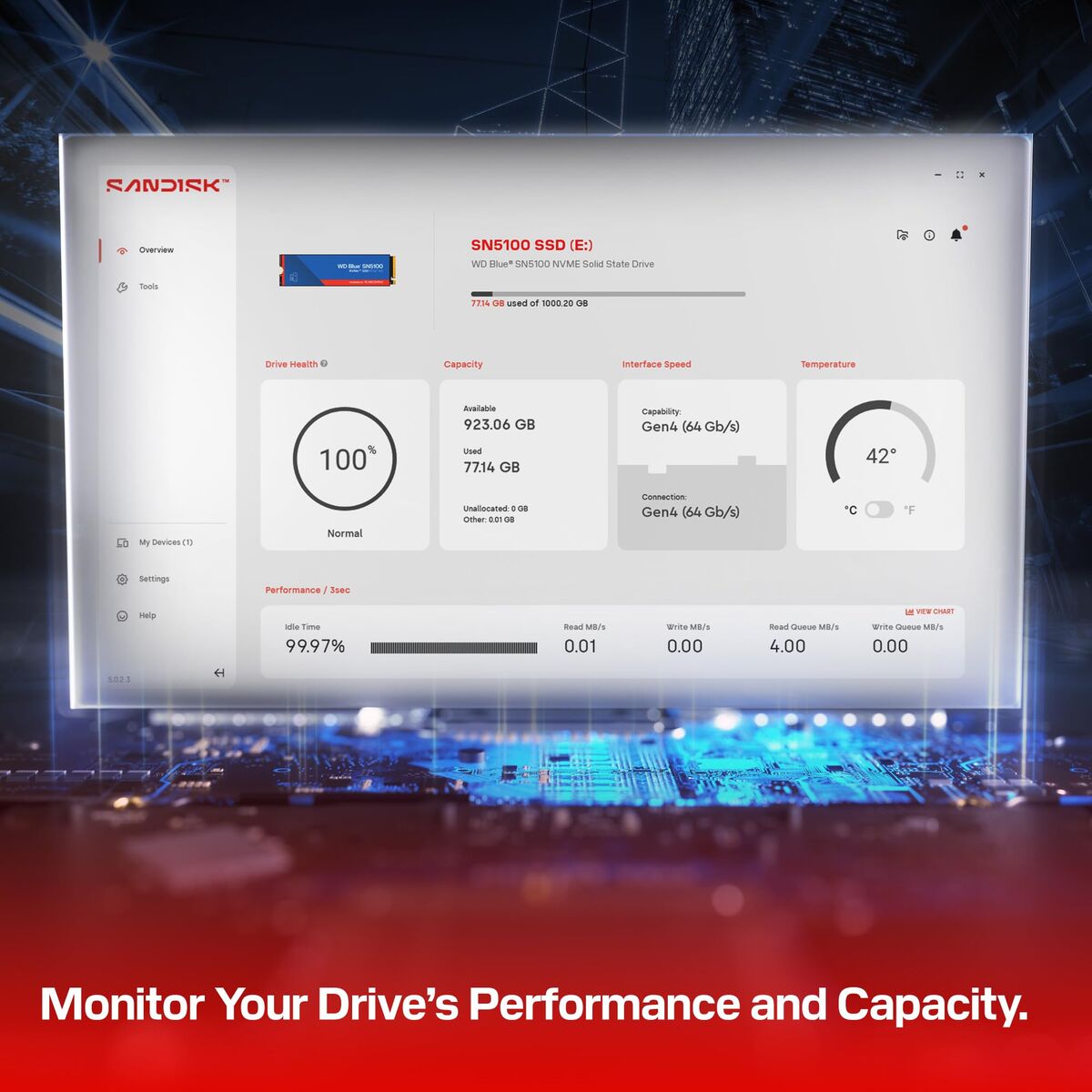 Bild von Festplatte Western Digital WDS400T5B0E-00CPE0 4 TB SSD