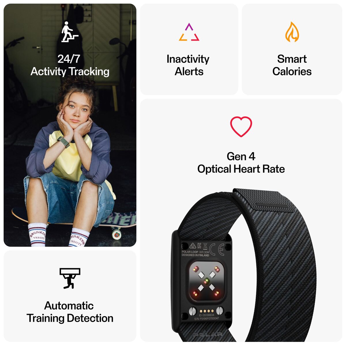 Bild von Activity Bangle Polar 920115931 Black