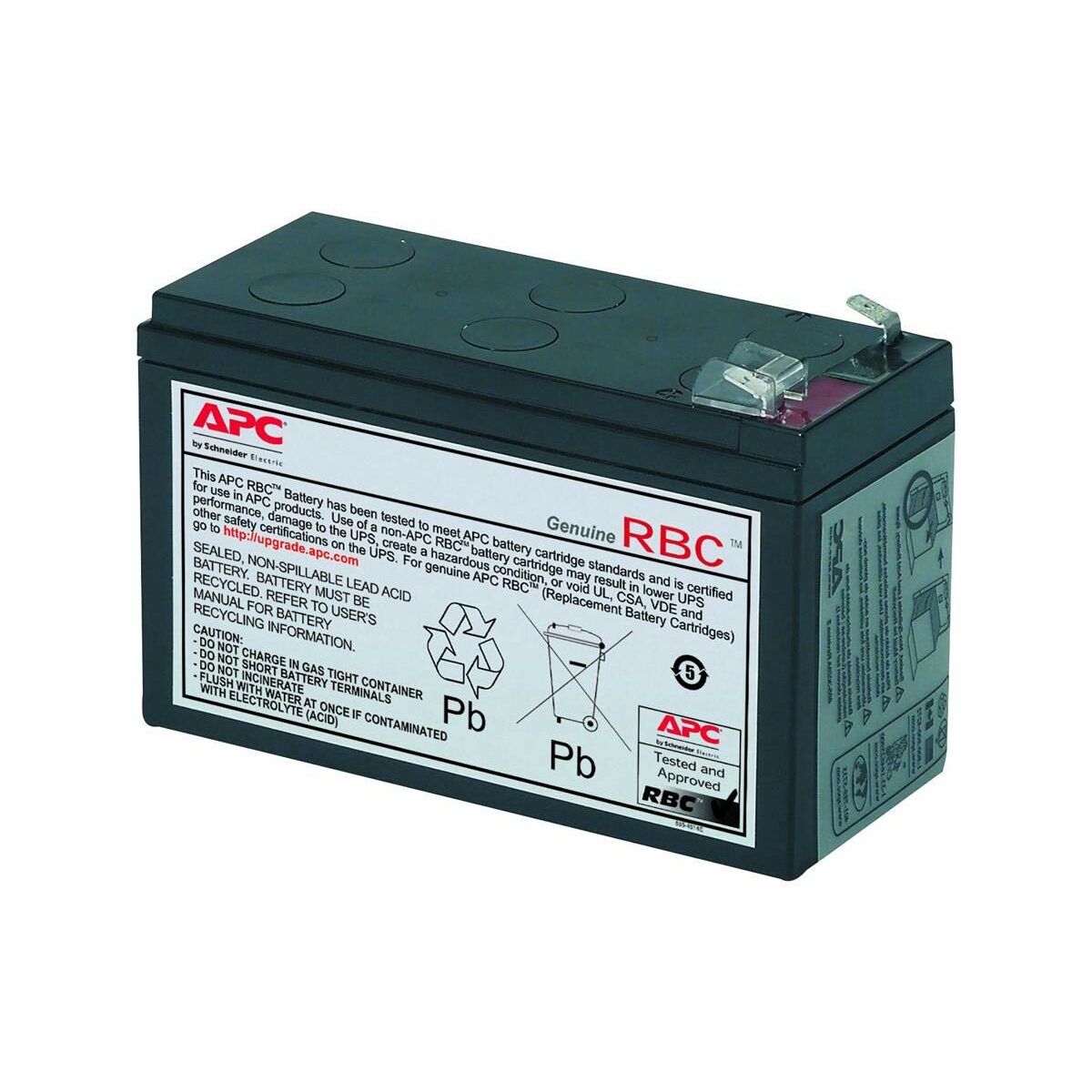 Afbeeldingen van Battery for Uninterruptible Power Supply System UPS APC RBC40 12 V