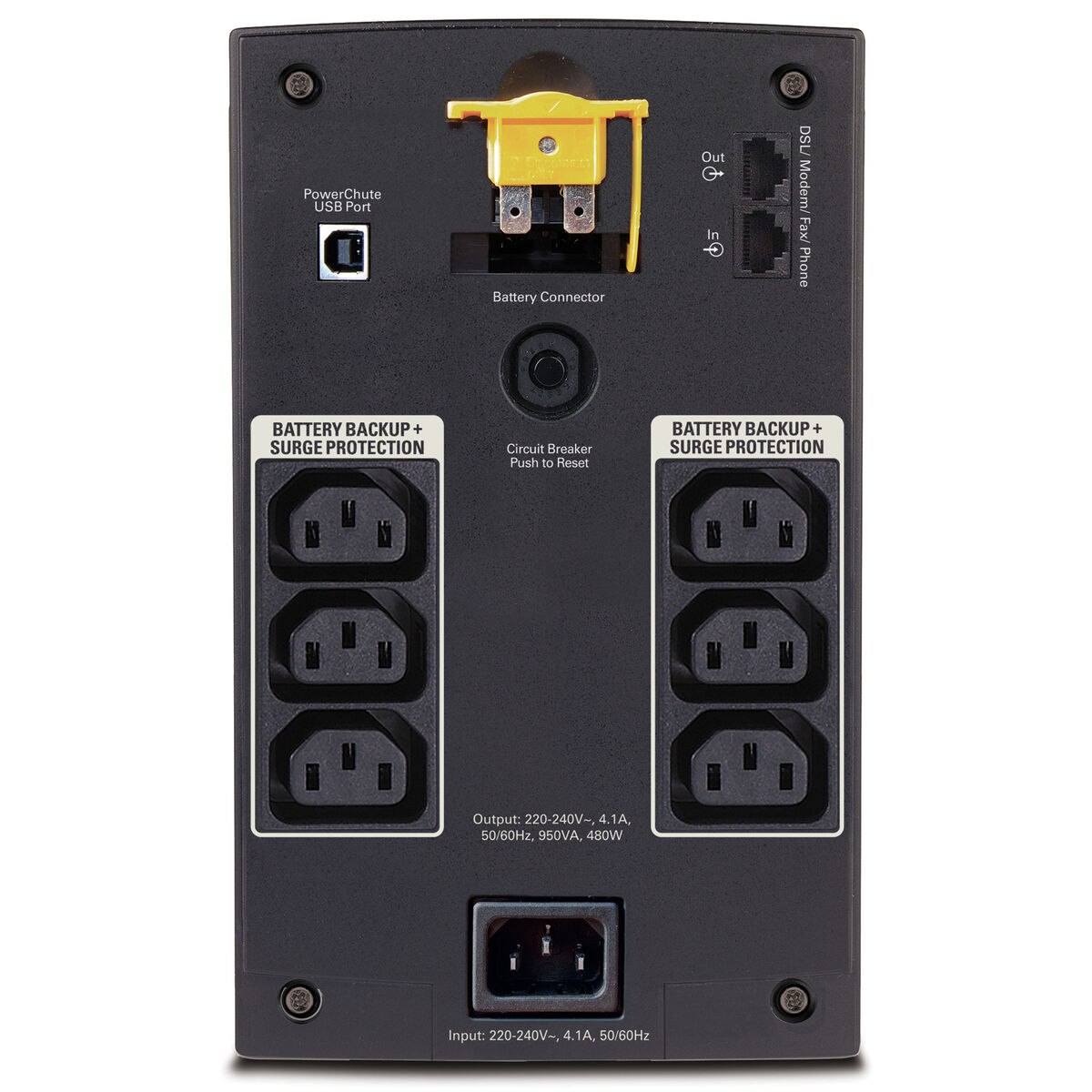 Afbeeldingen van Uninterruptible Power Supply System Interactive UPS APC Back-UPS 480 W