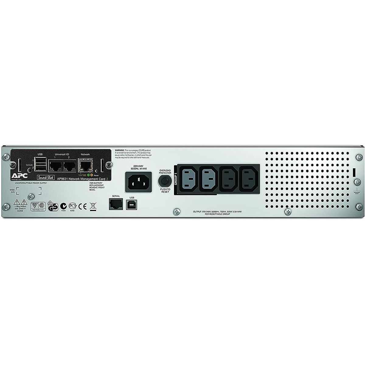 Picture of Uninterruptible Power Supply System Interactive UPS APC SMT750RMI2UNC