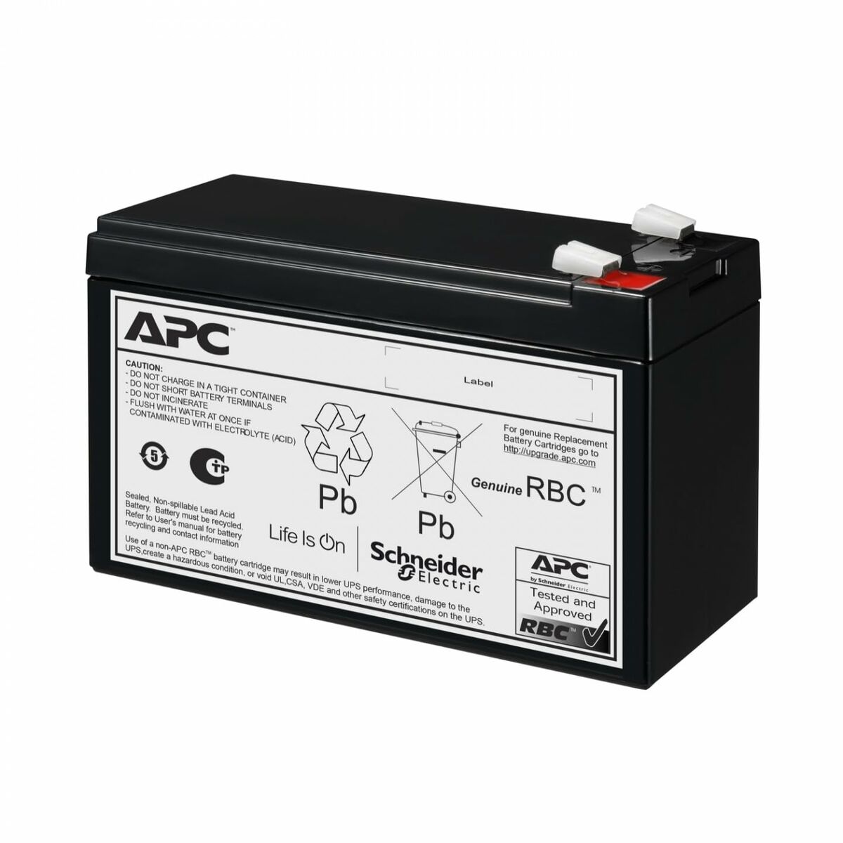 Picture of Battery for Uninterruptible Power Supply System UPS APC APCRBC176 9 Ah 24 V