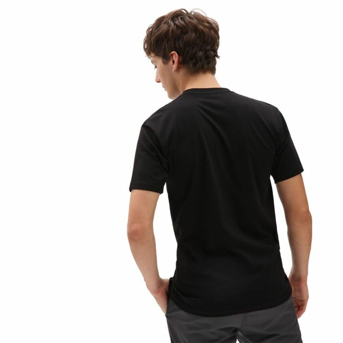 Heren-T-Shirt met Korte Mouwen Vans Mn Classic Wit Zwart