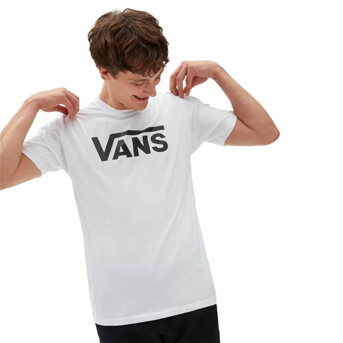 Image secondaire de T-shirt à manches courtes homme Vans Mn Classic Blanc Noir