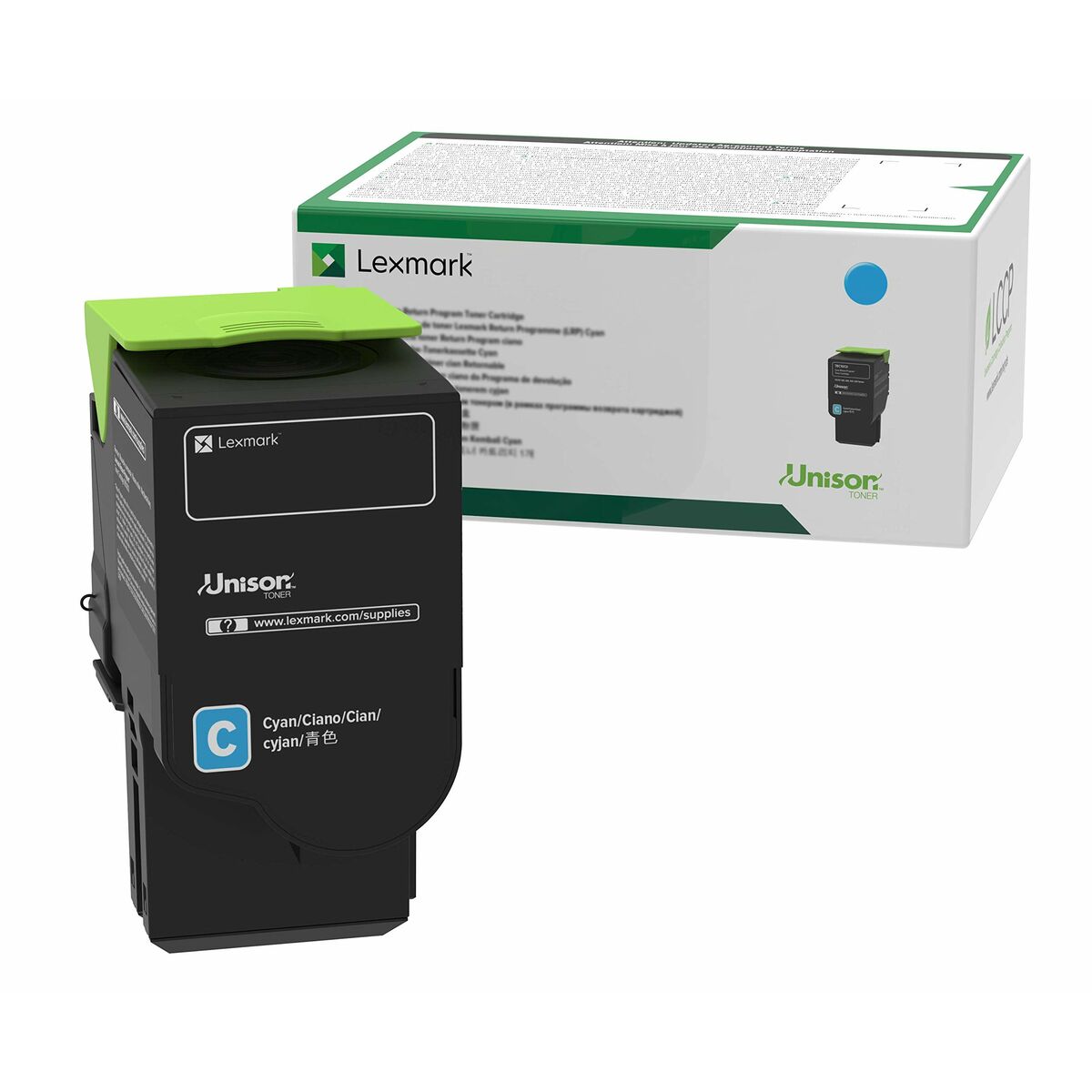 Picture of Original Toner Lexmark C242XC0 Cyan