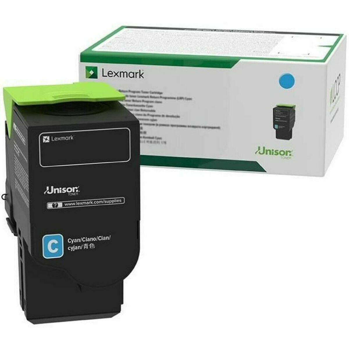 Picture of Original Toner Lexmark C242XC0 Cyan
