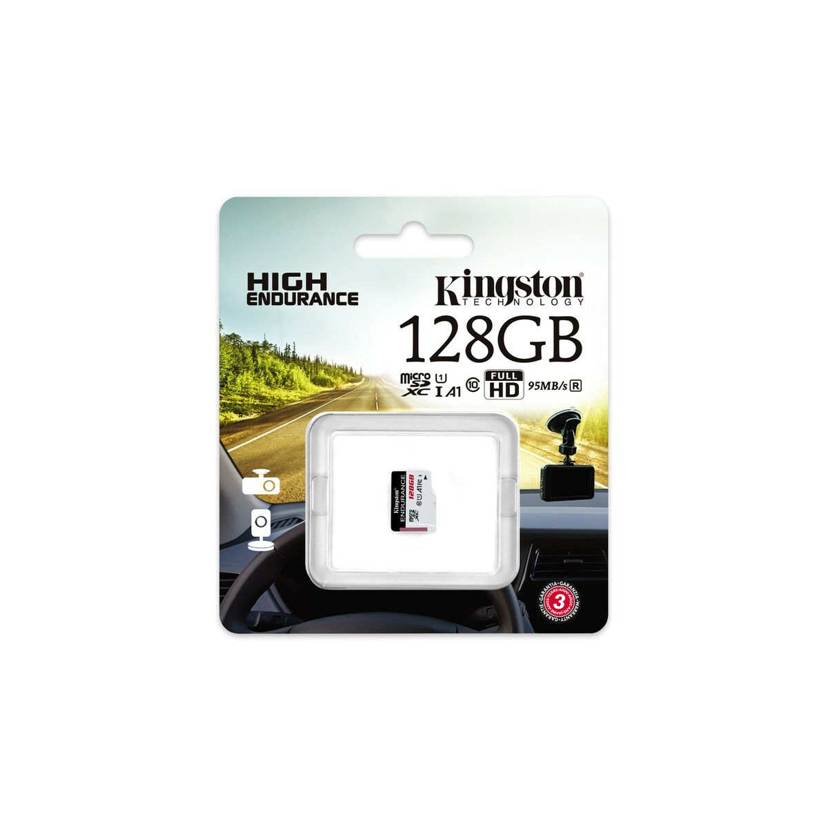 Immagine di Micro SD Card Kingston High Endurance 128 GB