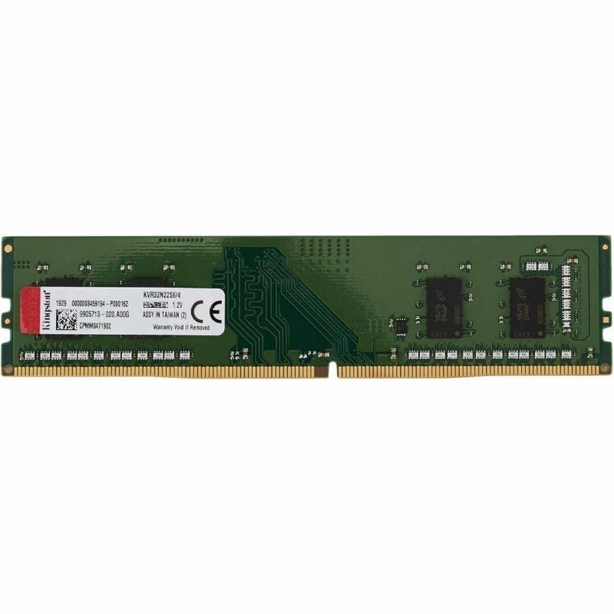 Picture of RAM Memory Kingston KVR32N22S6/4 4 GB DDR4 3200 MHz CL22