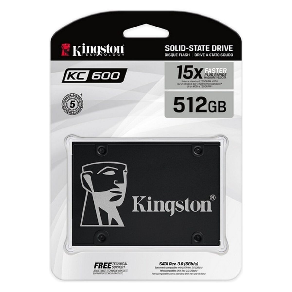 Picture of Hard Drive Kingston KC600 1 TB SSD