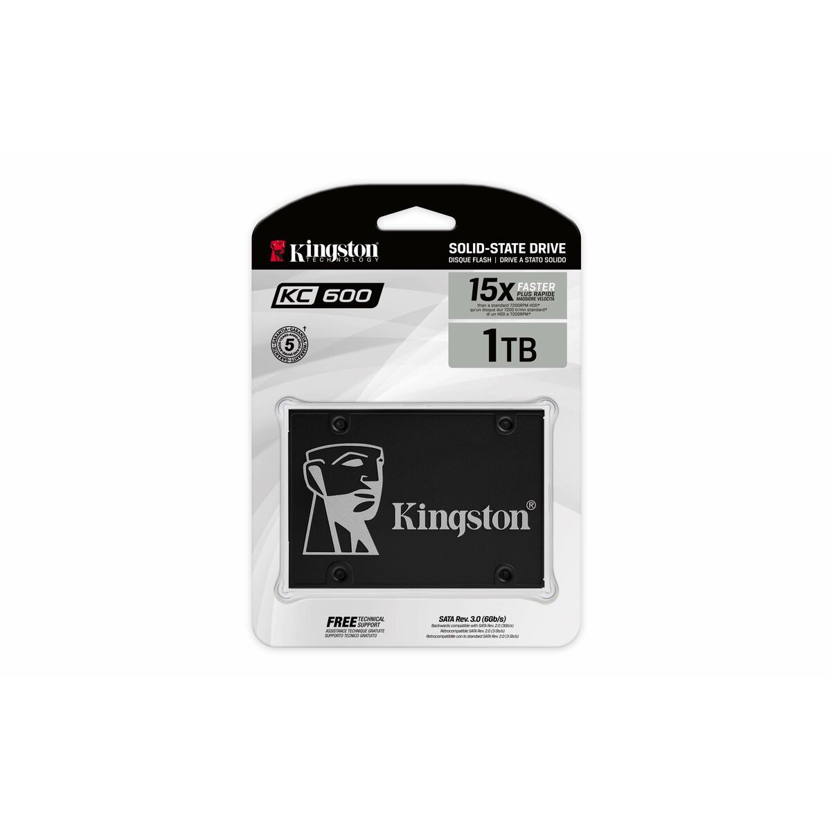 Bild von Hard Drive Kingston KC600 1 TB SSD
