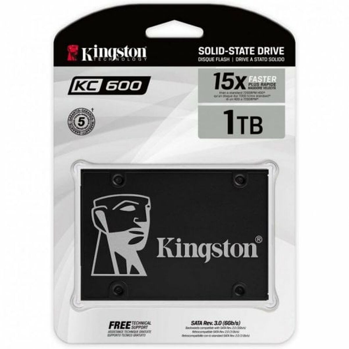 Picture of Hard Drive Kingston KC600 1 TB SSD