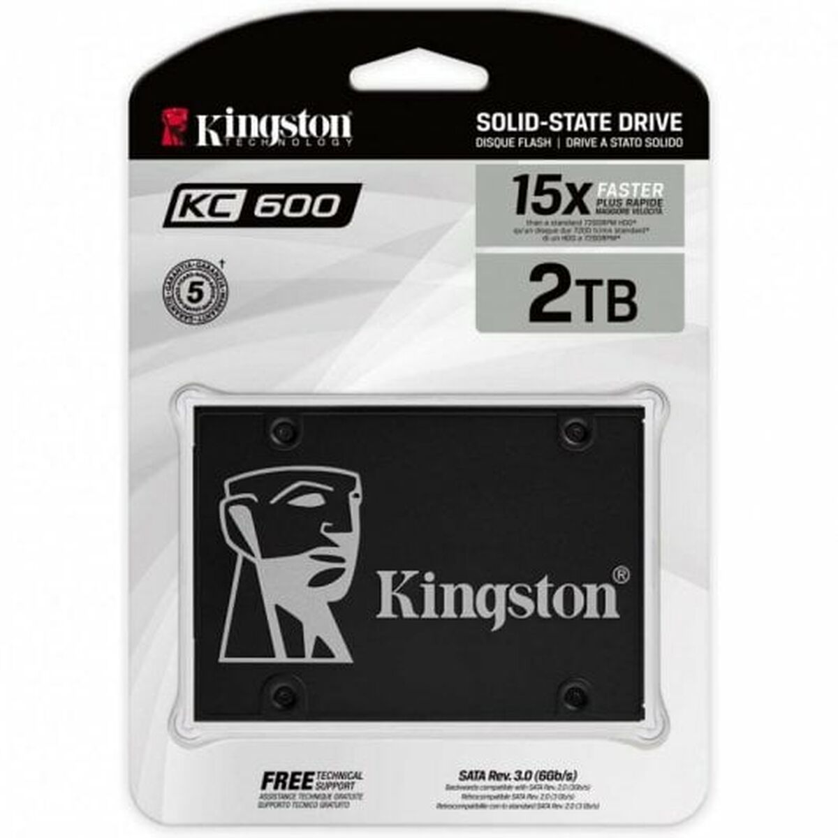 Picture of Hard Drive Kingston KC600 2 TB SSD