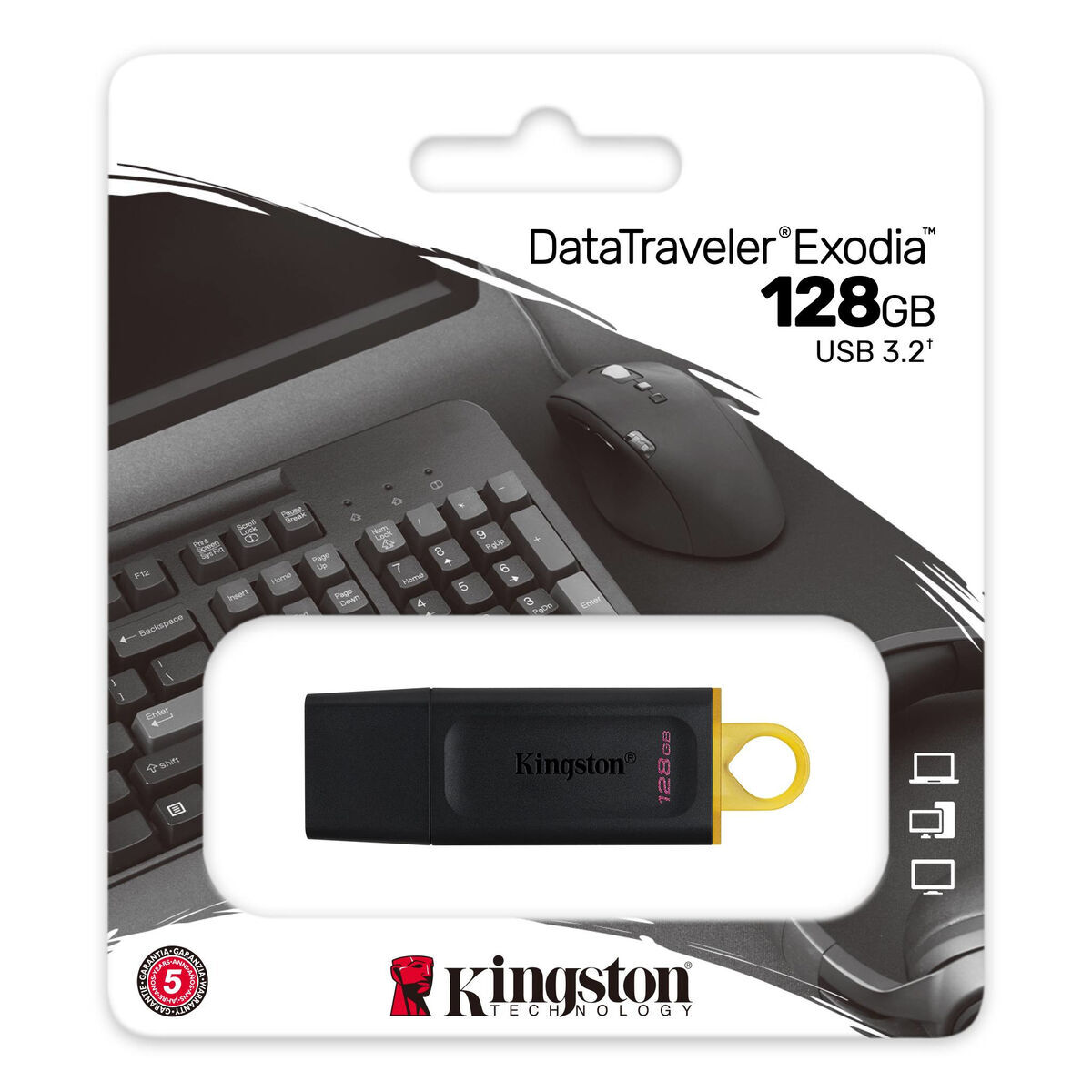 Picture of USB stick Kingston Exodia Black 128 GB
