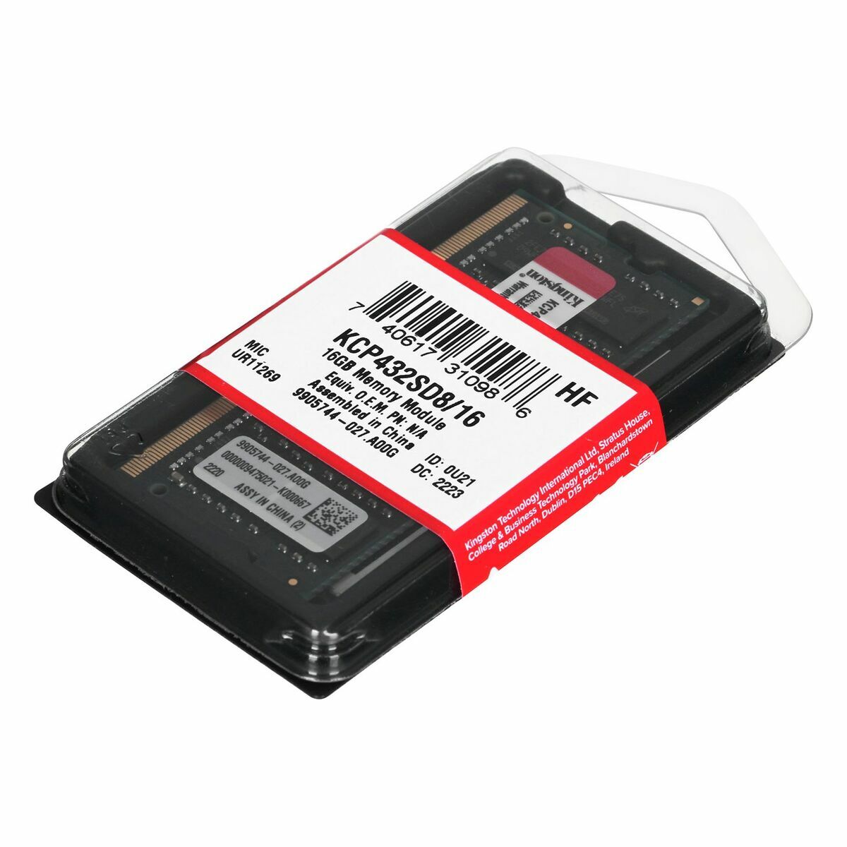 Afbeeldingen van RAM Memory Kingston KCP432SD8/16 16 GB DDR4 3200 MHz CL22