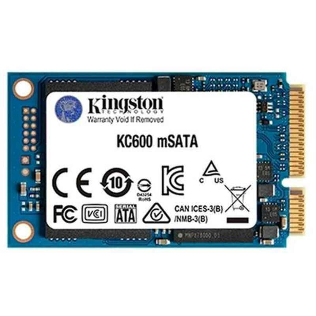 Image de Hard Drive Kingston KC600MS TLC 3D mSATA 512 GB SSD