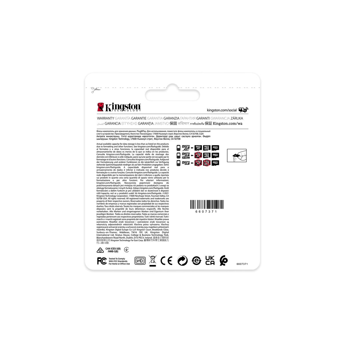 Immagine di Micro SD Memory Card with Adaptor Kingston Industrial