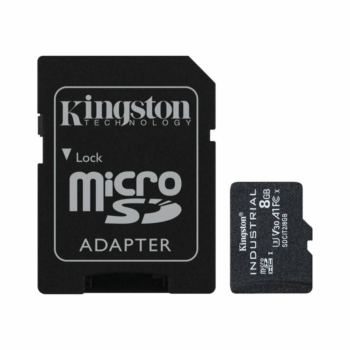 Immagine di Micro SD Memory Card with Adaptor Kingston Industrial