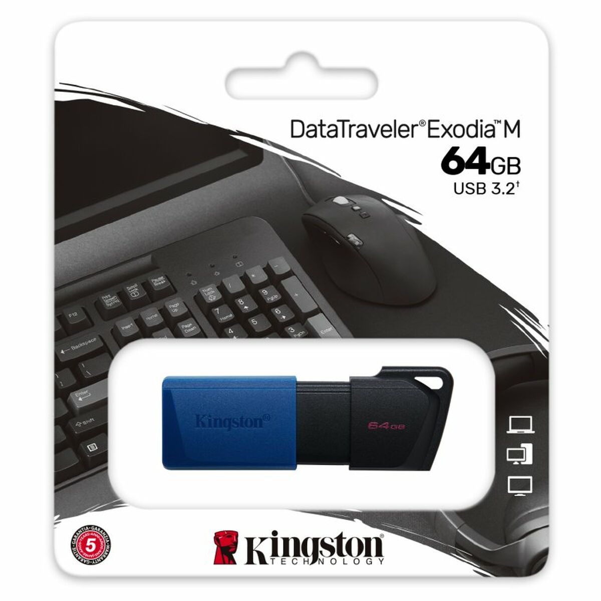 Afbeeldingen van USB stick Kingston DataTraveler DTXM 64 GB 64 GB