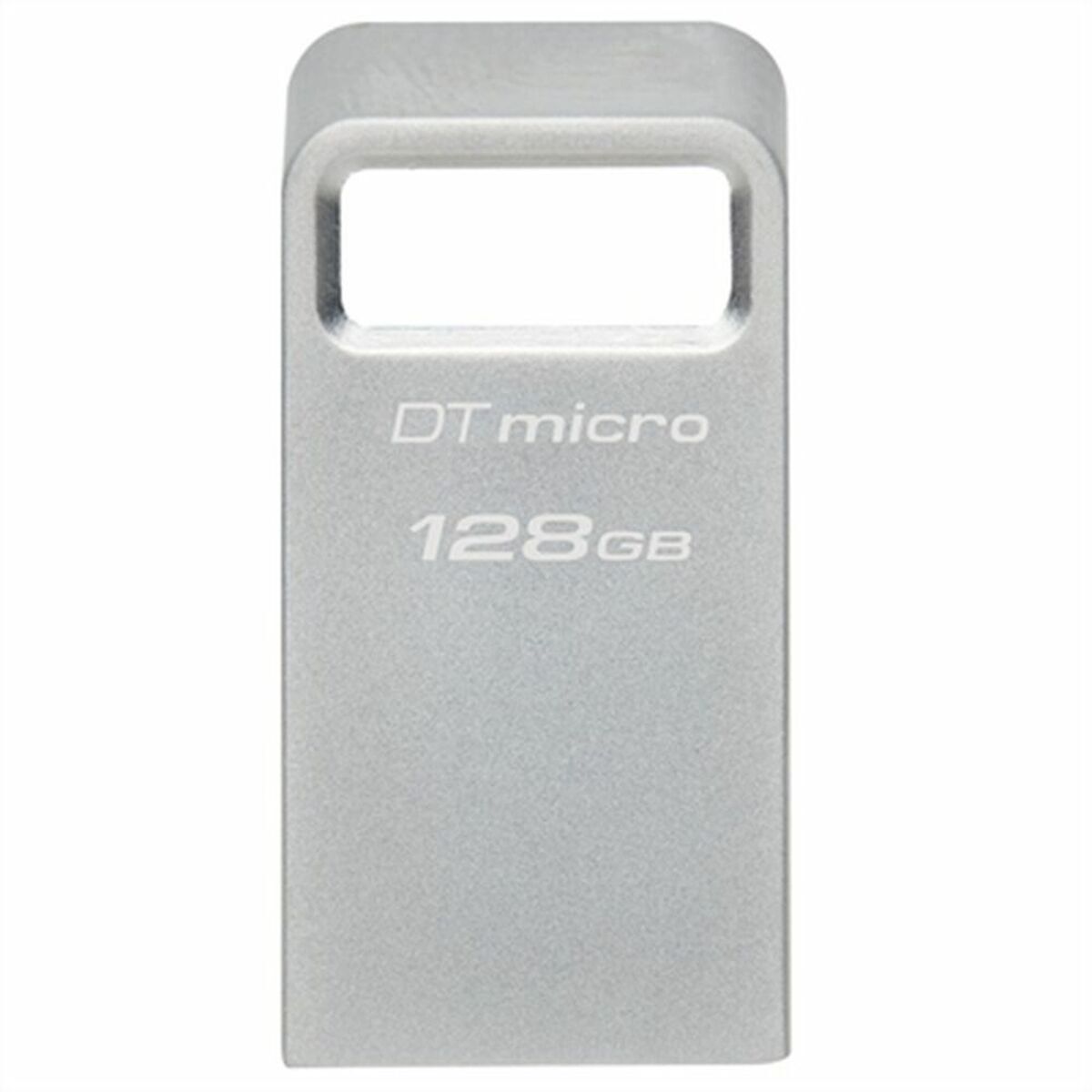 Picture of USB stick Kingston Micro Black Silver 128 GB