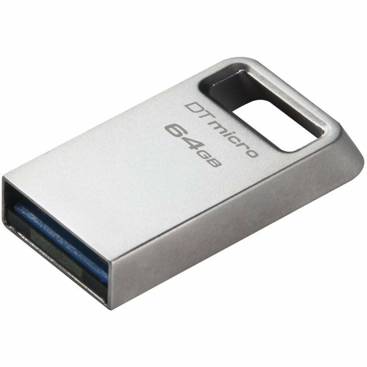 Afbeeldingen van USB stick Kingston DataTraveler Micro 64 GB Black Silver