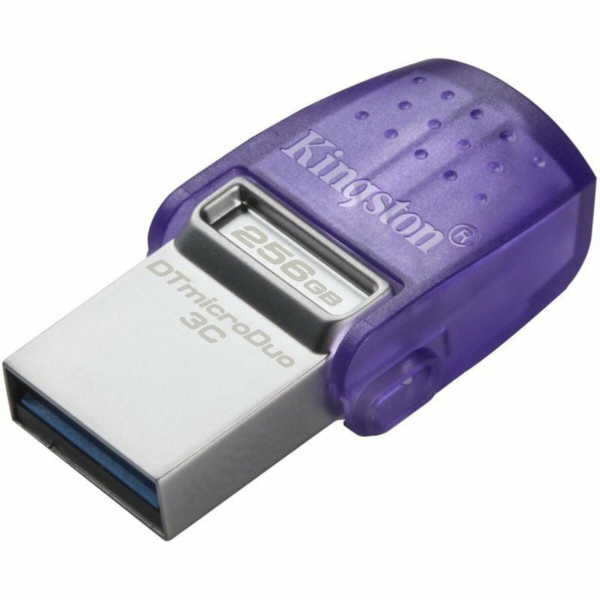 Afbeeldingen van USB stick Kingston DataTraveler microDuo 3C Violet 256 GB