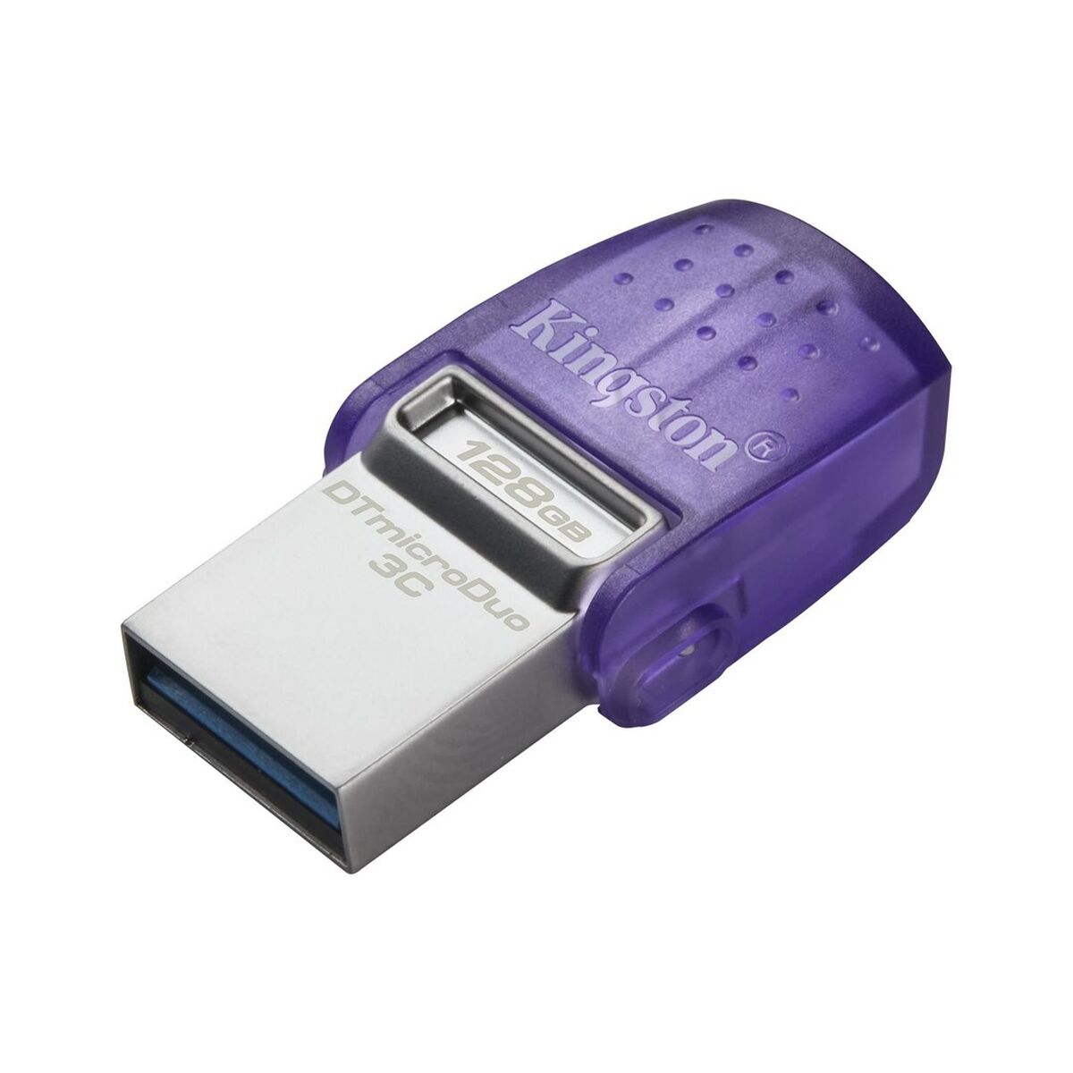 Afbeeldingen van USB stick Kingston microDuo 3C 128 GB Purple