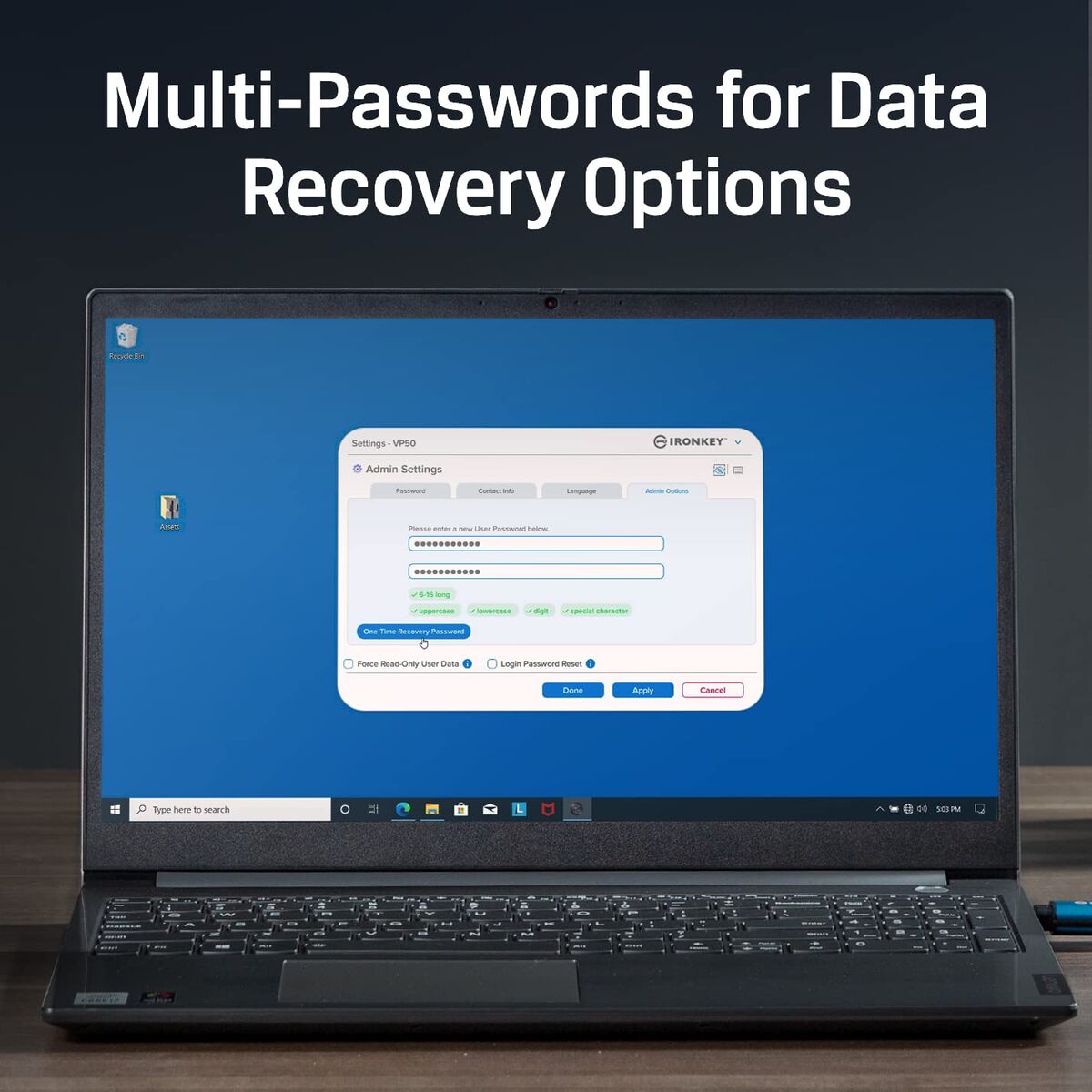 Picture of Micro SD Memory Card with Adaptor Kingston IKVP50C/64GB 64 GB