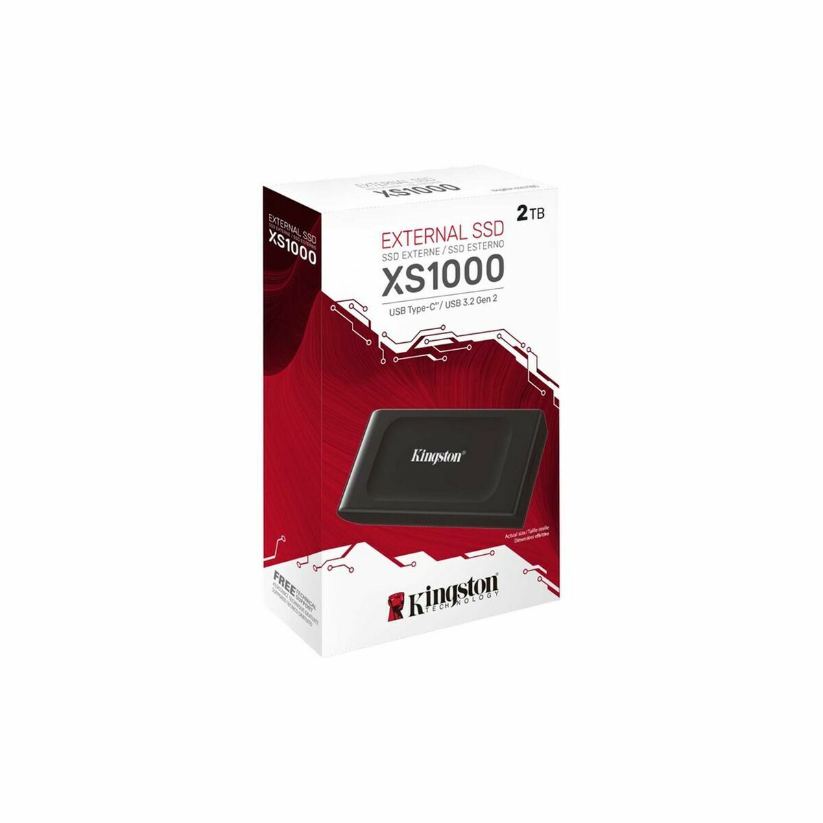 Afbeeldingen van External Hard Drive Kingston SXS1000/2000G 2 TB SSD