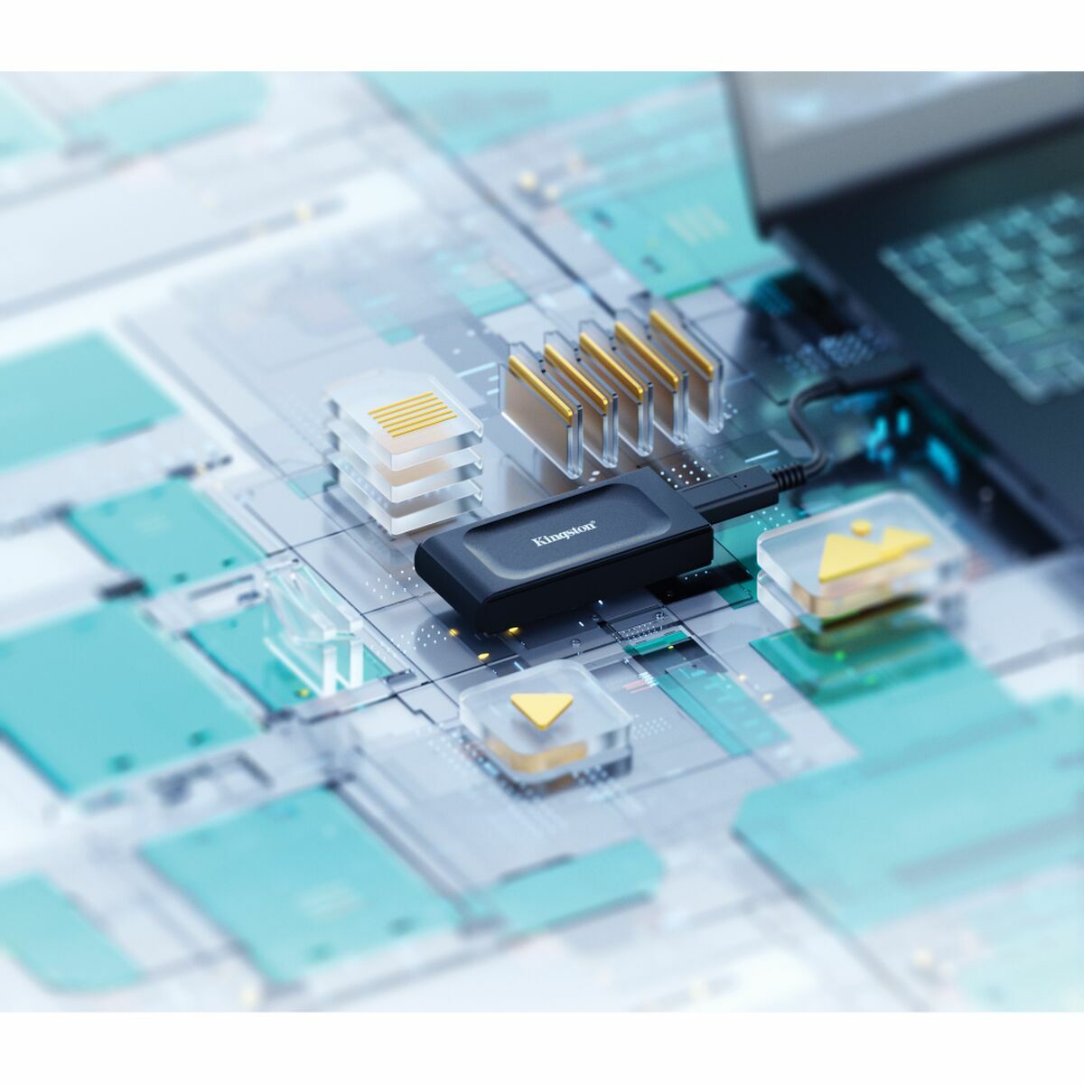 Afbeeldingen van External Hard Drive Kingston SXS1000/1000G
